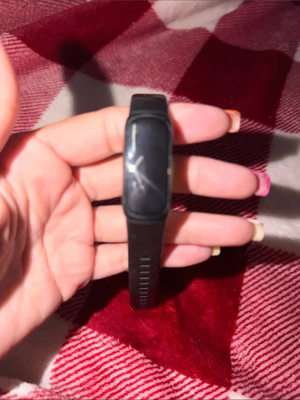 Black Smart Fitness Tracker with OLED Display Fitbit inspired 3